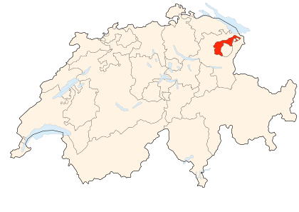 Carte de la Suisse (AR) (image Wikimedia Commons Poulpy)