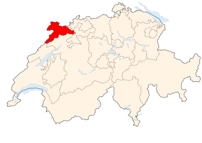 Carte de la Suisse (Jura) (image Wikimedia Commons Poulpy)