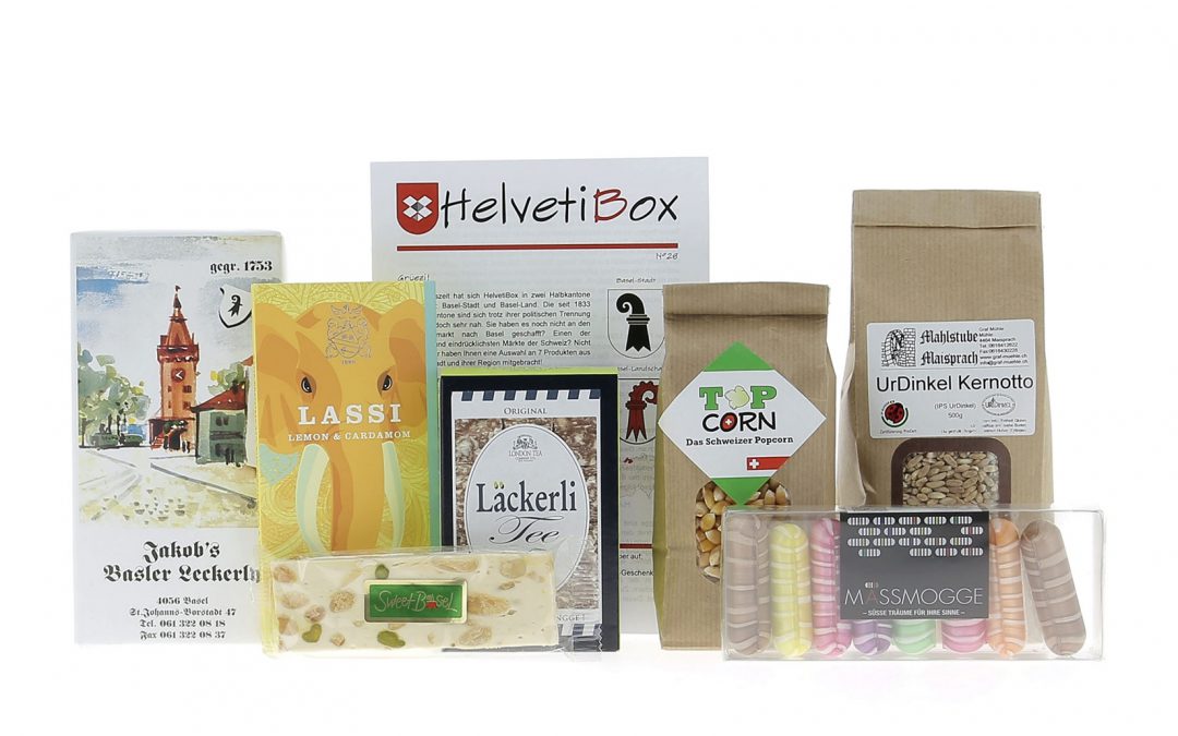 HelvetiBox n°28 – Produits du terroir de Bâle-Ville et Bâle-Campagne