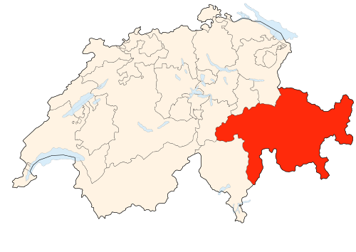 Carte de la Suisse (Canton des Grisons) (Poulpy Wikipedia)